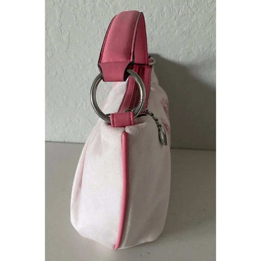 Juicy Couture Juicy In Bloom Hobo Shoulder Bag Purse Powder Blush‎ Pink Floral